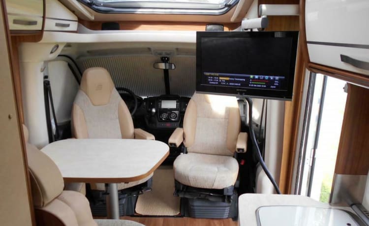 Beemster 7 – Hymer, 2 persoons camper, automaat met vele opties