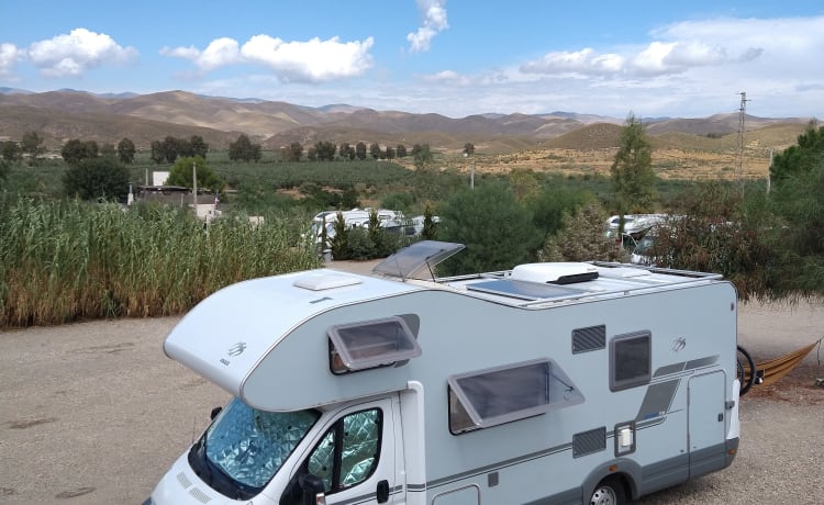 Luxury family camper ready for wonderful trips