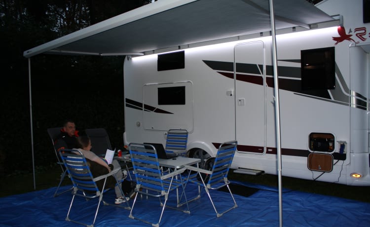 Mobil-home familial récent all-inn