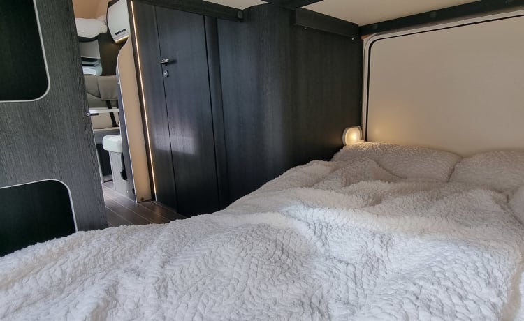 3 Double Beds nc500 motorhome – 6 berth Roller Team semi-integrated from 2019