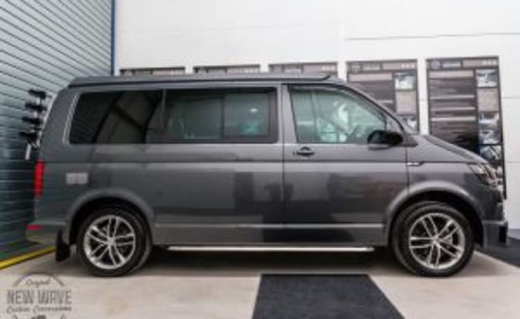 Harris – Volkswagen campervan met 4 slaapplaatsen