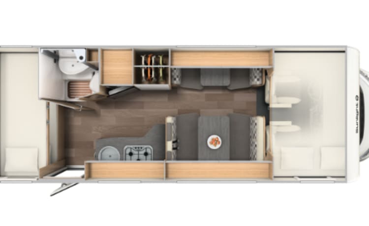 Alcova 5p Sunlight A72 del 2019