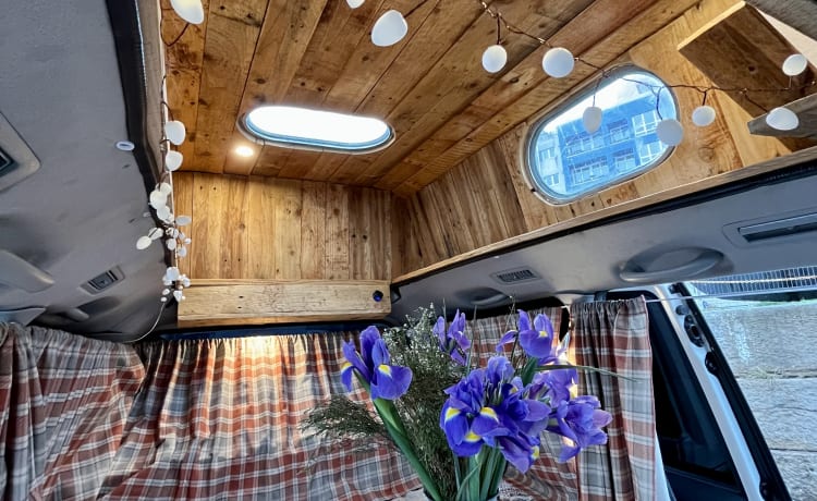 Max – Camping-car mignon et rustique chauffé - hors réseau (camp d'hiver idéal)