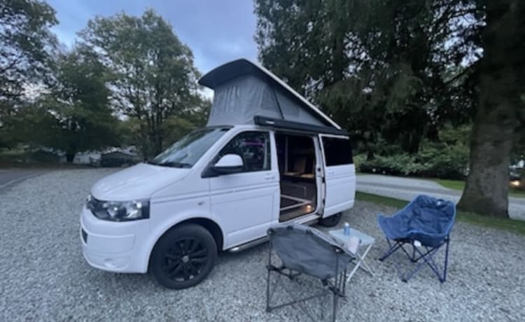 4 berth Volkswagen campervan from 2013