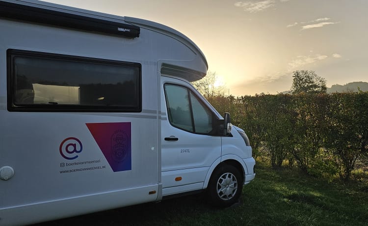 Boerke van Meensel – Camping-car luxe 6 personnes (2023) - Proche des vacances