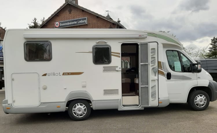 ci elliot 85p – Camper con 2 letti singoli e aria condizionata sul motore e chilometri gratis