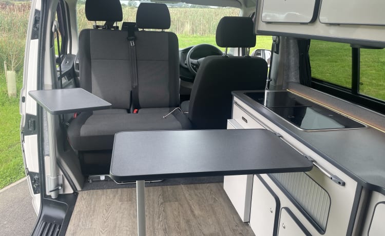 4 berth Volkswagen campervan from 2018