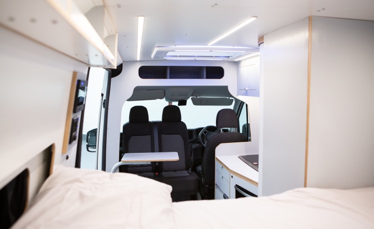 4 Berth VW Craftervan with Shower and Loo (Off Grid-able)