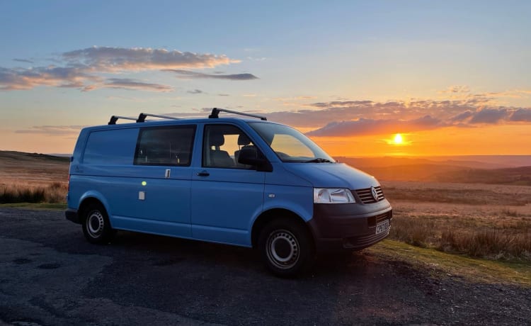 Bluey – 2-persoons Volkswagen campervan uit 2008