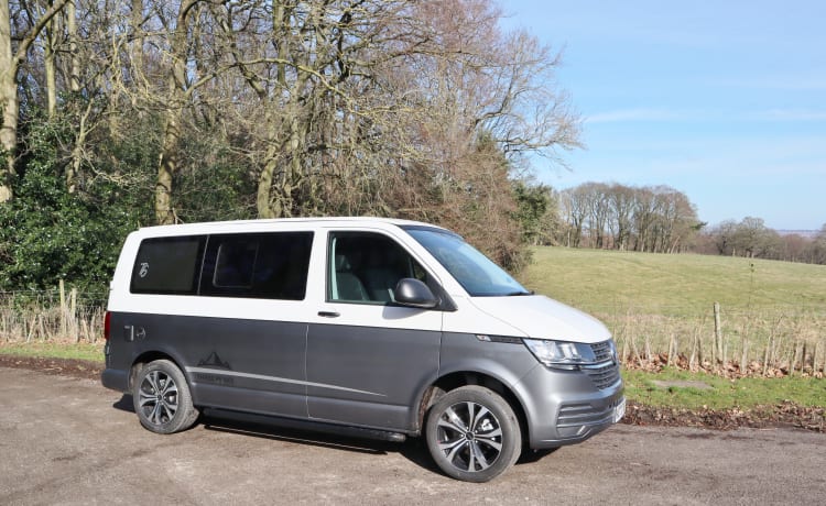 Bennie – Volkswagen Campervan mit 4 Schlafplätzen aus dem Jahr 2020