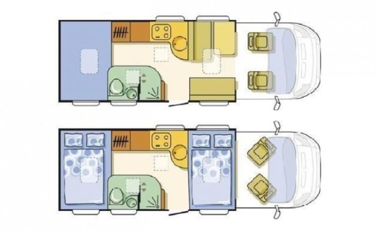 SCHÖNES GERÄUMIGES WOHNMOBIL