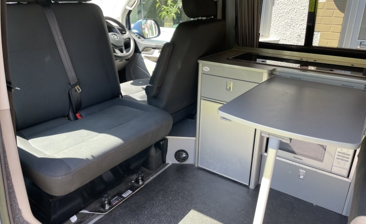 4 berth Volkswagen campervan from 2018