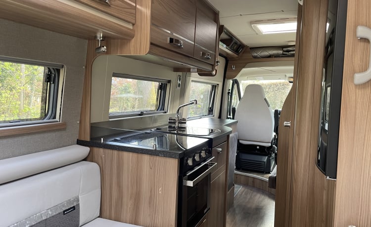 Our home away from home  – 4 berth Swift bus from 2018