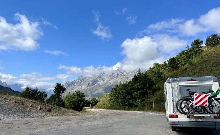 Camping-car familial parfait avec lit superposé