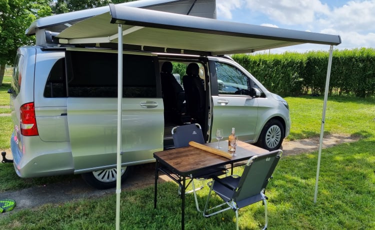 Perfect uitgeruste camperbus Mercedes Marco Polo Horizon