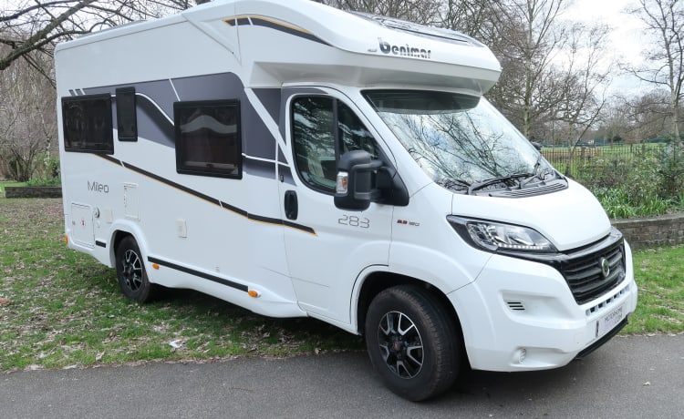 The campervan adventure  – Benimar Mileo 283 Auto 2020 with Sat nav (Insurance included)