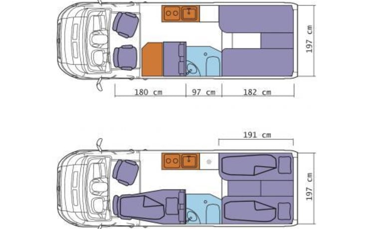 Brand new 3p Peugeot Bravia busCamper from 2023