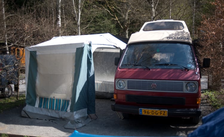 Mooie complete VW T3 Westfalia club joker te huur 