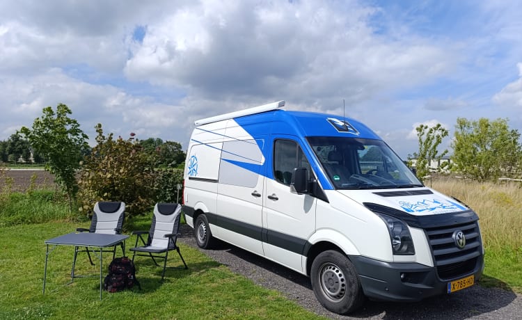 Vanture – 2p Volkswagen Crafter off-grid buscamper 