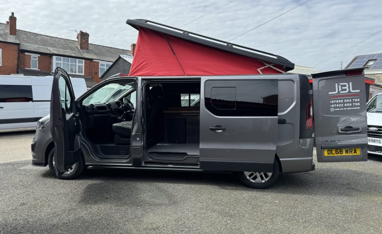 VIV – "Our Viv" Vauxhall Vivaro 4 Berth Camper van 2018