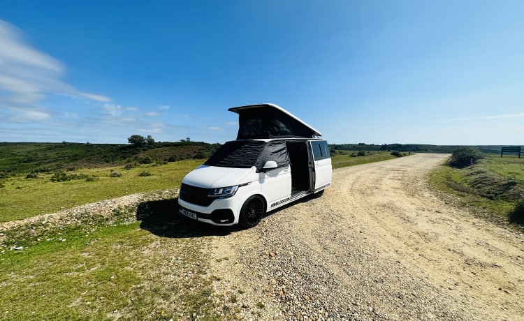 4 berth Volkswagen Transporter campervan from 2020