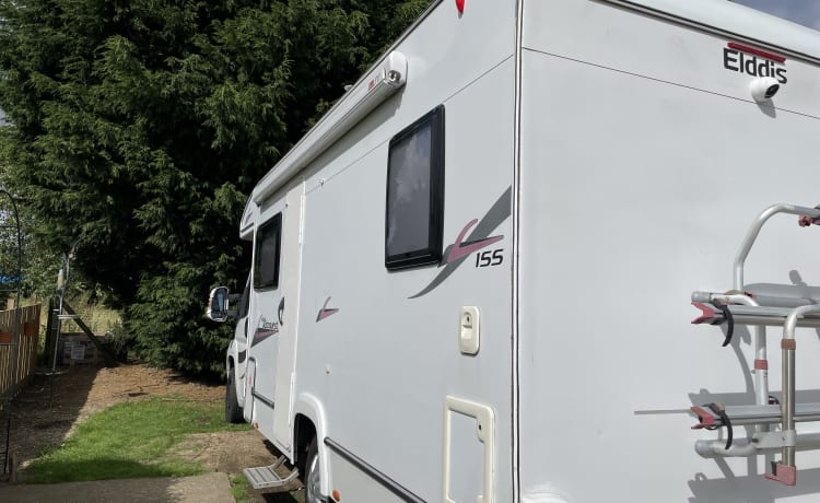 The Mighty Moo. – Elddis Autoquest 155 con 4 posti letto.