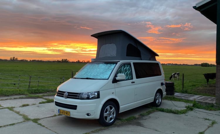 Volkswagen T5 California camper bus voor 4 pers.