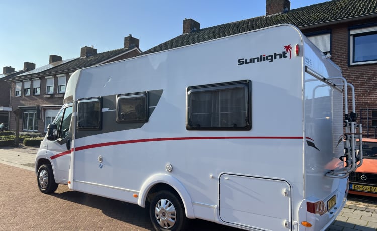 Fijne familie camper – Bel camper familiare per 5 persone Sunlight