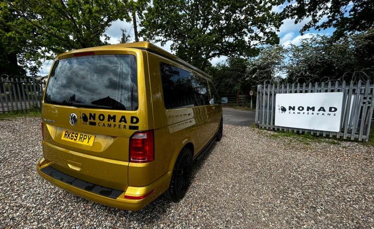 Goldie LONDON – RK69RPY - Adventure with Goldie, the 4 Berth Nomad Volkswagen, Romford