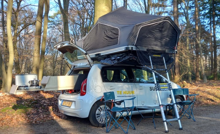 SunUp! – Gaaf!!..Een avontuur met de kleinste camper van NL?? 