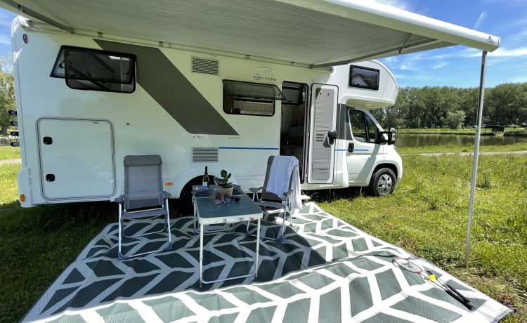 King V – Nuovissimo e lussuoso camper mansardato per 5 persone - King V