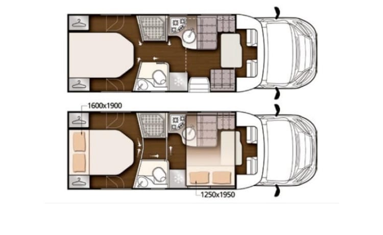 Carat  – Nieuwe 5p McLouis semi-integrated 