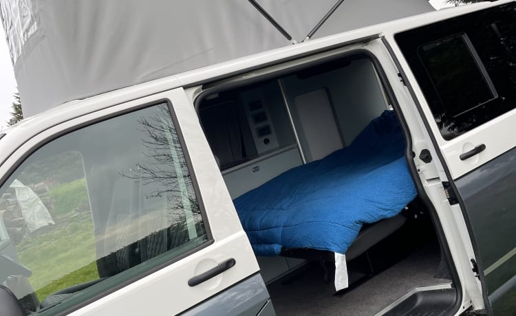 Bennie – 4-persoons Volkswagen campervan uit 2020