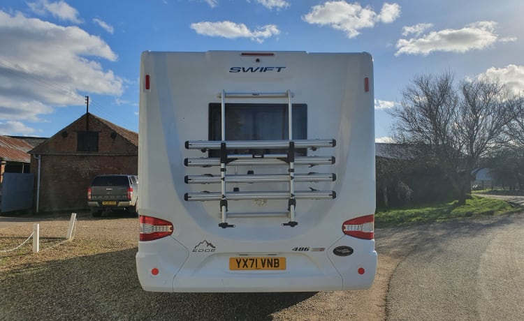 Taylor – 2021 Camper per famiglie con 6 cinture di sicurezza sulla costa dello Yorkshire orientale