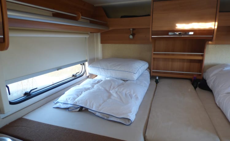 Paradepaard – 3p Hymer intégré à partir de 2010