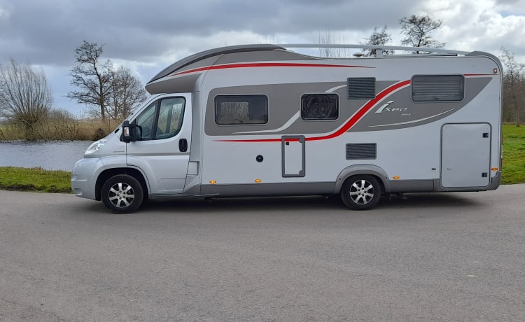 Luxe camper 4 personen automaat.