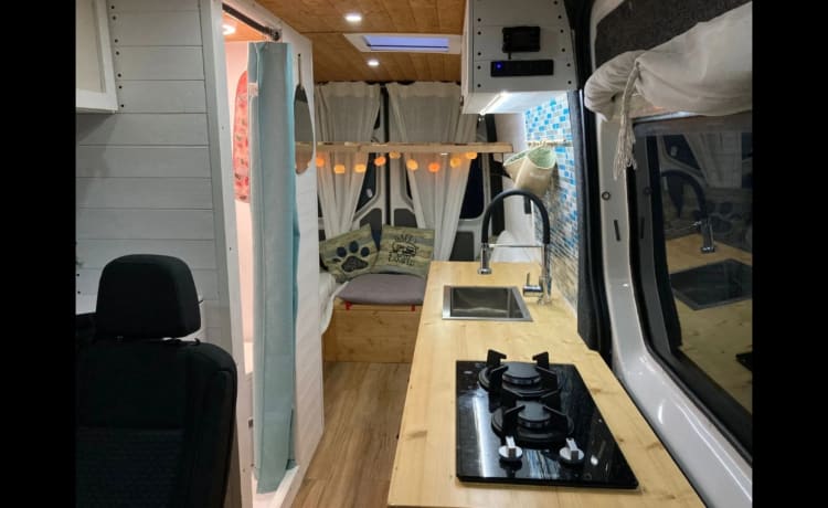 Crafty Fredrick – De comfortabele VW Crafter Supervan uit 2018