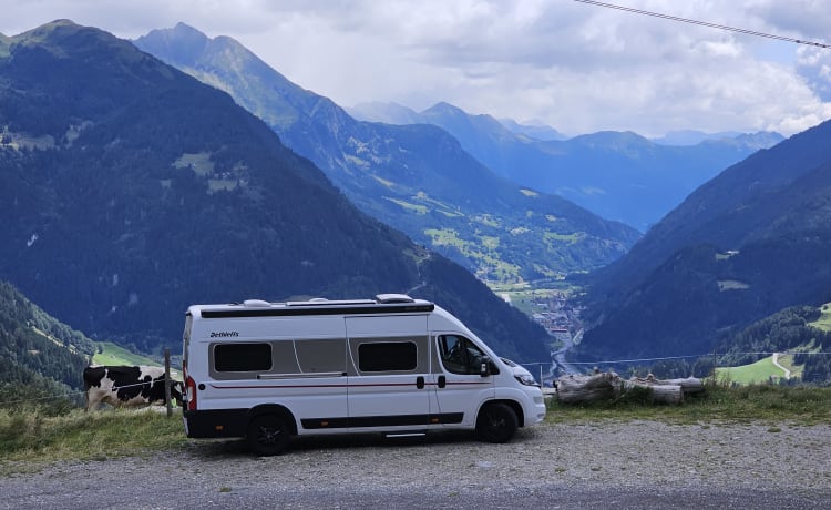 Maliki II – 5***** Dethleffs CamperVan - 2023 - full option - 6,4 mètres - 140 ch