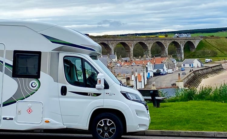 Flora (The Explorer) – Motorhome Hire in the Heart of the Moray Coast