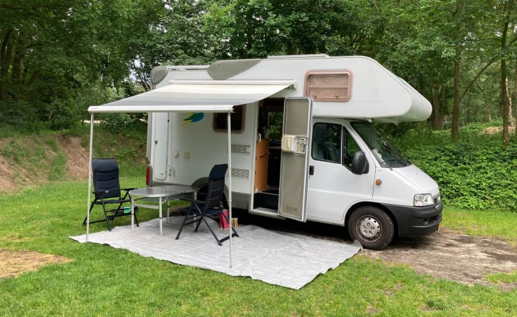 4p Knaus Traveller met 6 gordels 