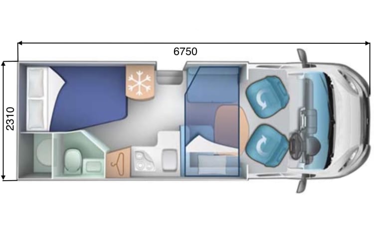 Fantastic 4 Berth Motorhome