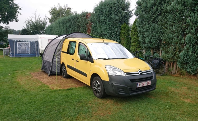 Postbusje – Micro camping-car sympathique