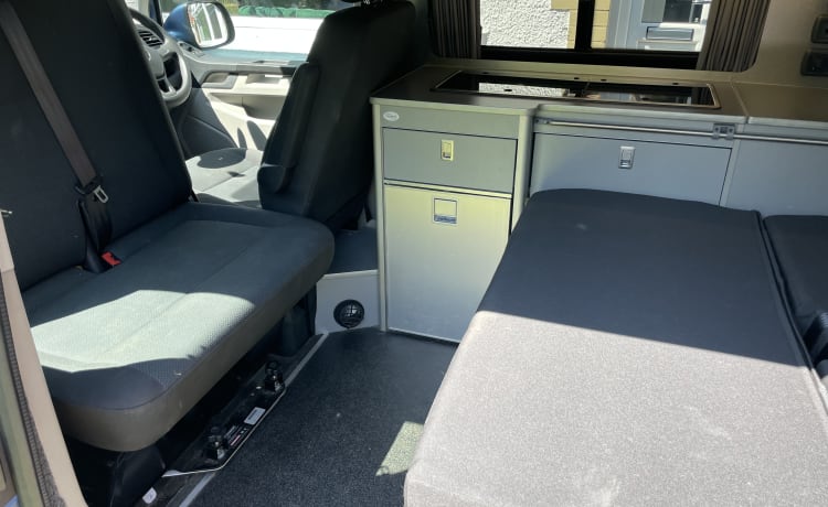 4 berth Volkswagen campervan from 2018