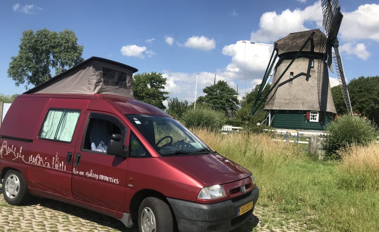 Rooie Sien – compacte mini camper 