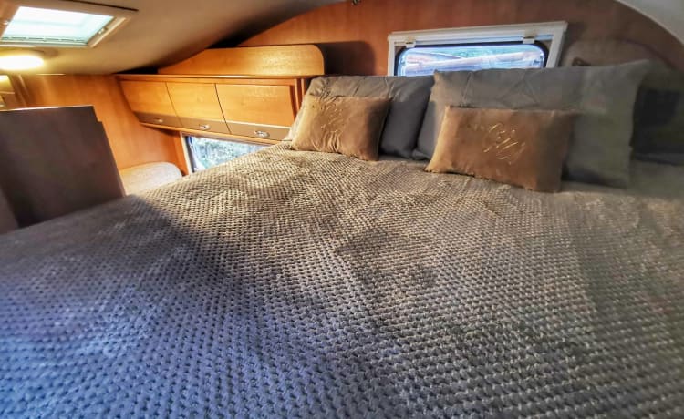 Simon – Famiglia Fiat Carioca 706 6Posti letto/6 Cinghie Noleggio camper