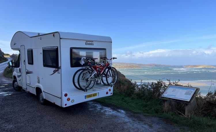 2-4 berth Peugeot - Elddis Autoquest 145