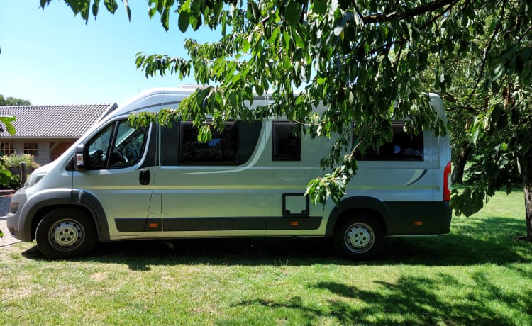 Pössl road cruiser from 2017 with longitudinal beds