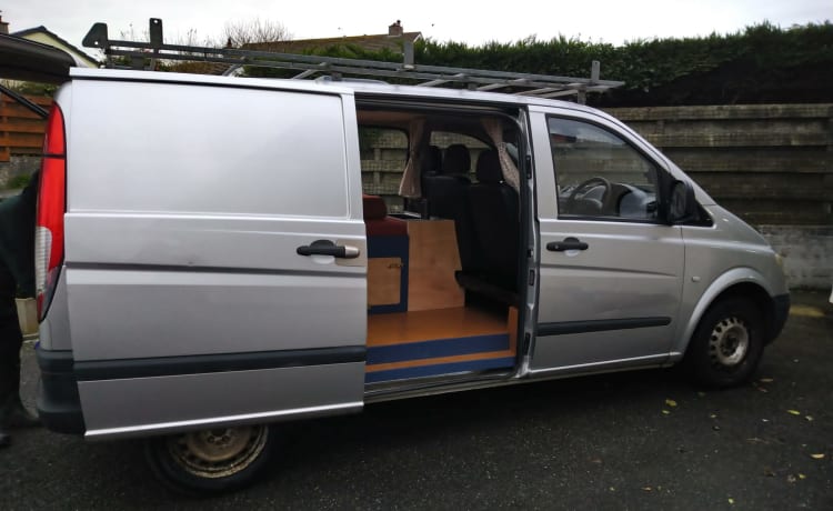 Sally – 2 berth Mercedes self-converted campervan, 2006