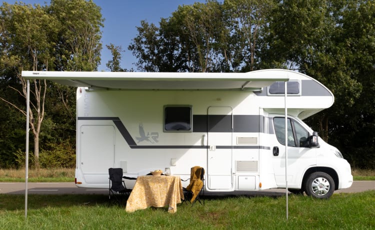 Fiat camper – Camping-car Fiat avec alcôve