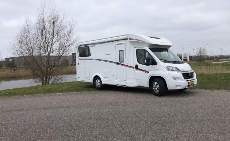 Mooie Dethleff's camper met automaat